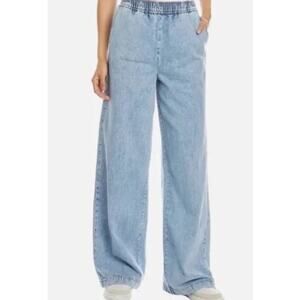 WeWoreWhat Denim Elastic Waistband Pull-On Cotton Jeans Women's Large
